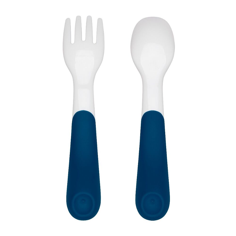 On-the-Go Plastic Fork and Spoon Set with Travel Case B2