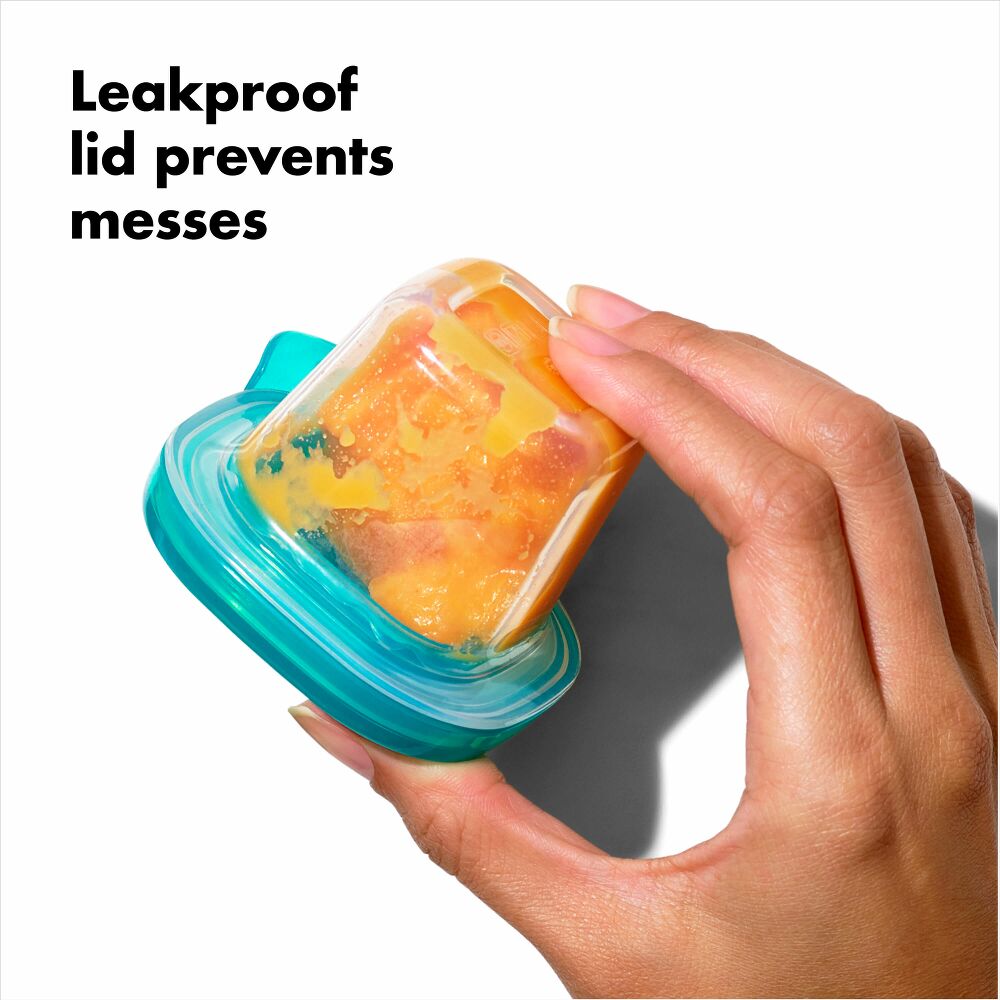 2 oz Baby Blocks™ Silicone Freezer Storage Containers Q8