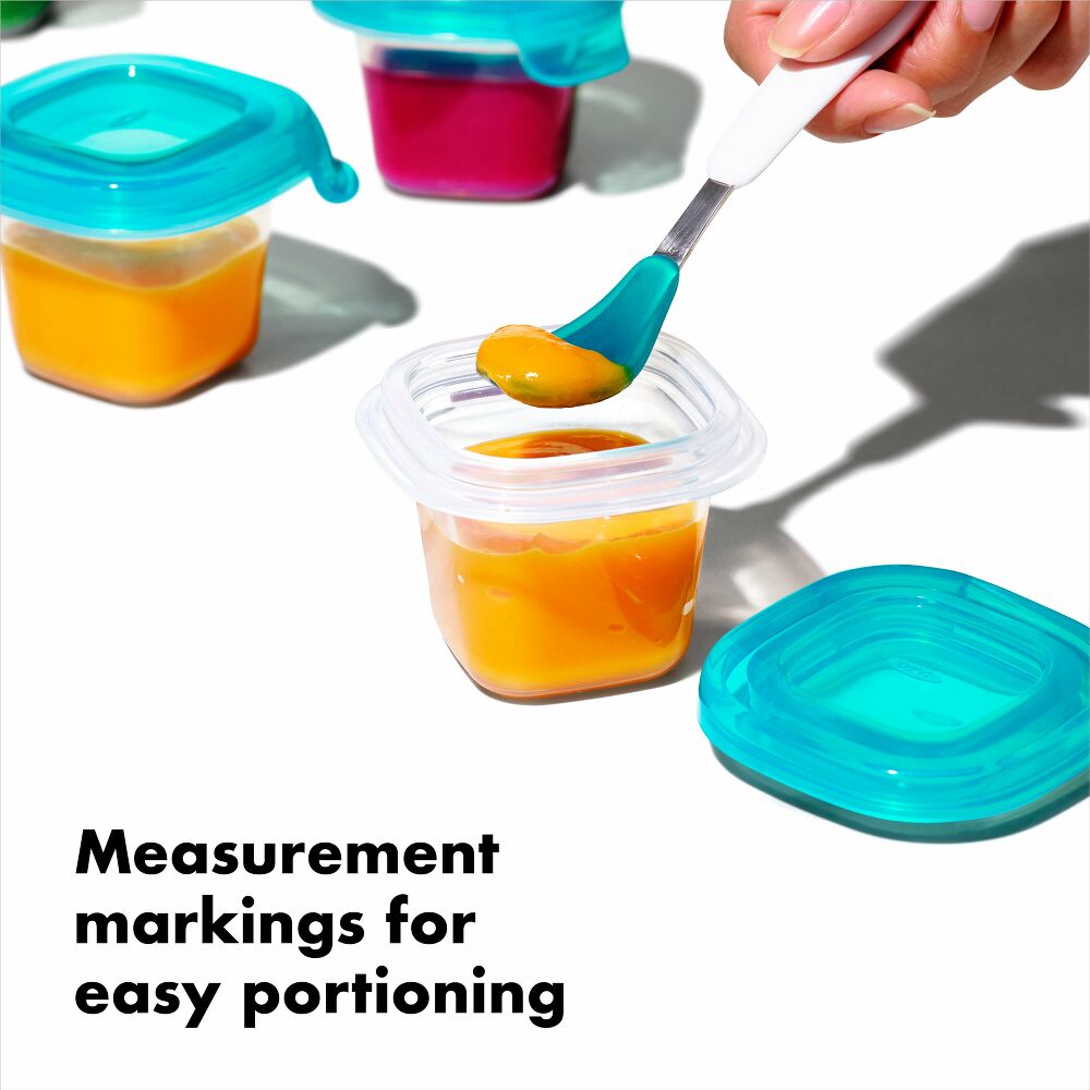 2 oz Baby Blocks™ Silicone Freezer Storage Containers Q8