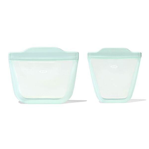 Tot Silicone Reusable Bag - 2-Piece Stand-Up Cup Set E6