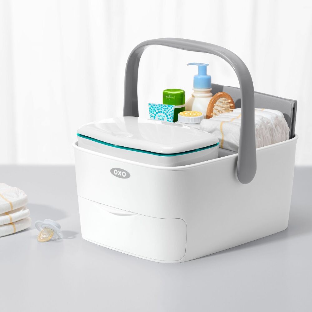 Diaper Caddy with Changing Mat D5