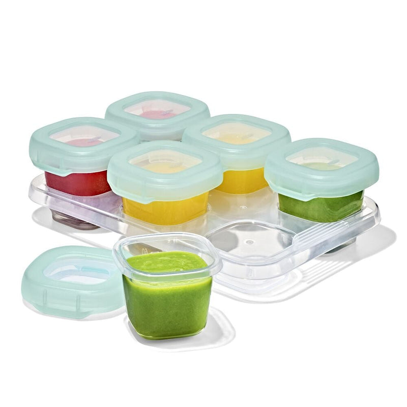Baby Blocks Food Storage Containers (2 oz) - Opal E1
