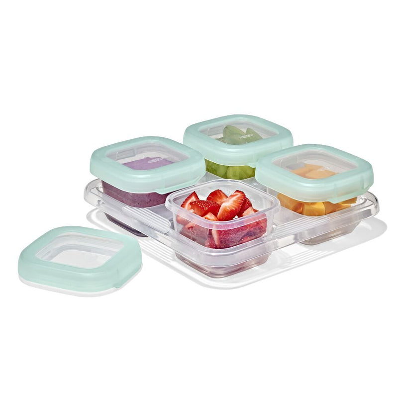 Baby Blocks Food Storage Containers (4 oz) - Opal Q9